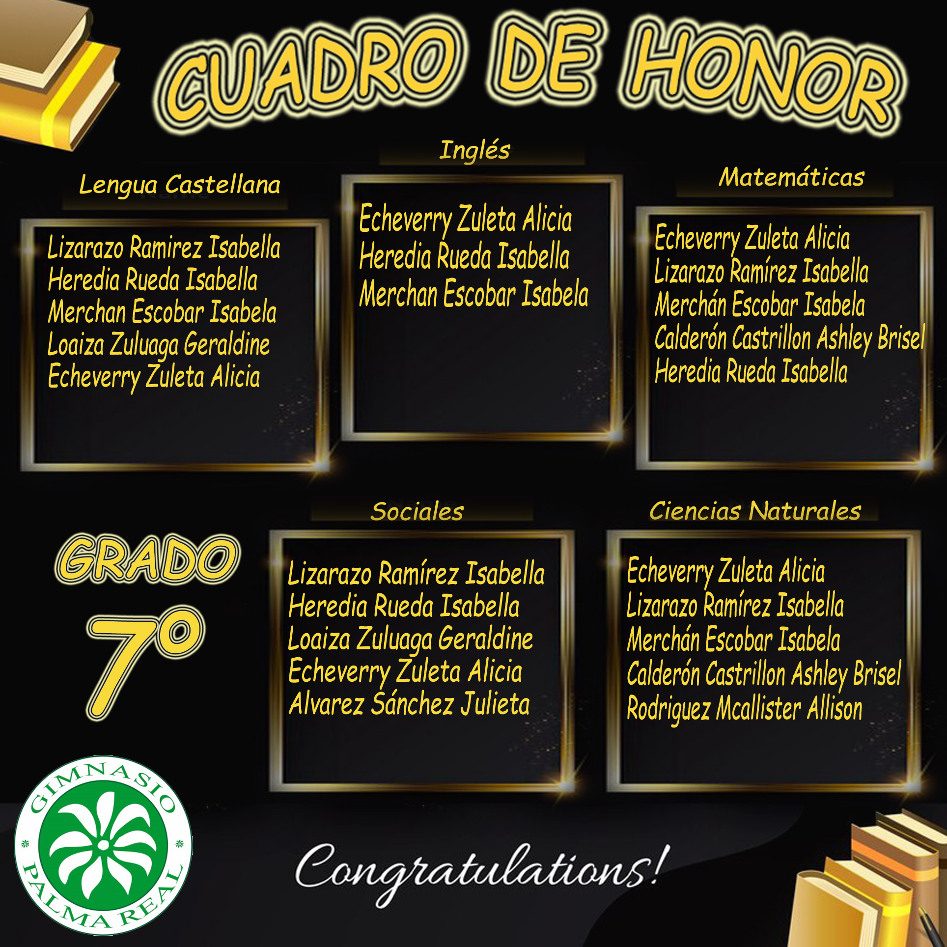 cuadro honor 7° 2025
